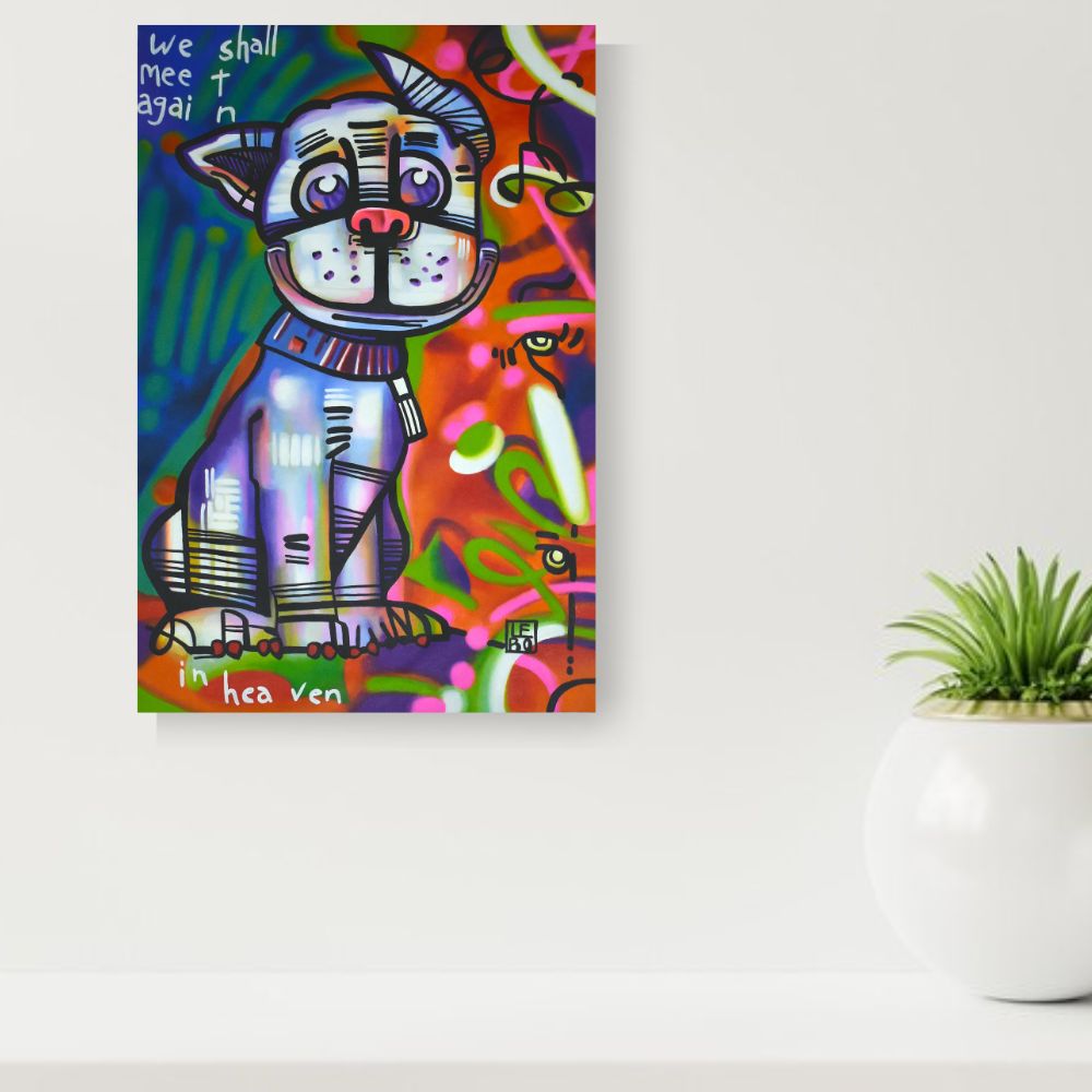 We Shall Meet Again In Heaven - LEBO Steel Mineral Print